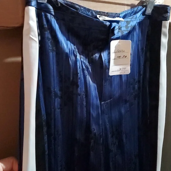 Sz 36(4) NWT $1375 Lanvin side strap pants